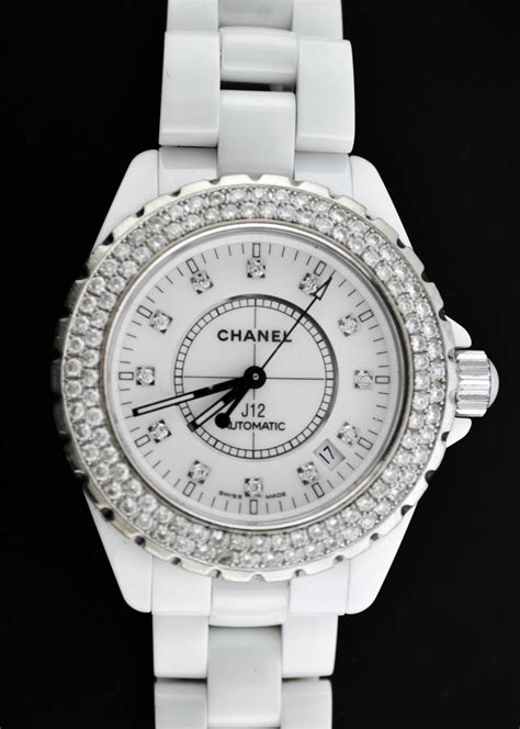 chanel j12 diamond dial watch|Chanel j12 diamond bezel.